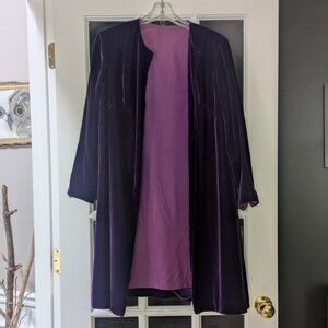 Vintage 1960s Purple Velvet Opera Coat – Witchy Boho Festival